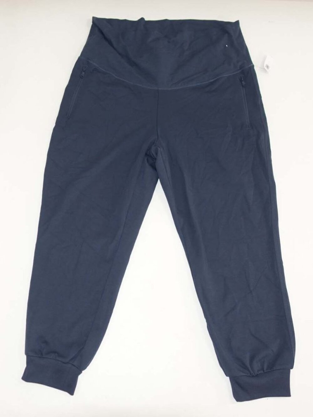 Old Navy Women's Maternity Dynamic Rollover Waist Jogger Pants Size XL NWT Blue